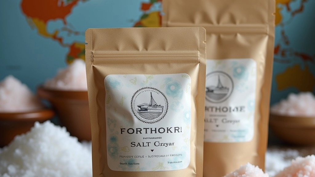 How can proper packaging increase salt exports?